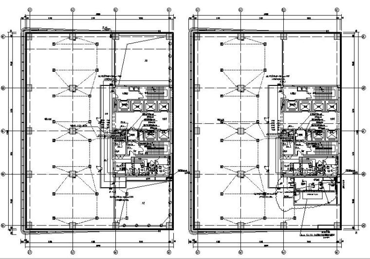 北京中关村科技园大型办公园区及配套商业电气竣工图