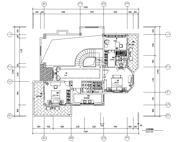 [福建]居住主题三层别墅施工图及效果图