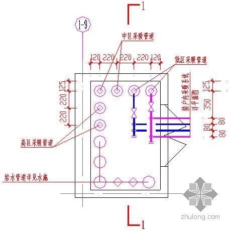 水暖店铺九游体育_水暖管道施工_水暖管道井九游体育效果图