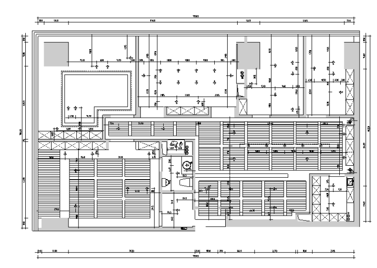 [新疆]木质空间投资办公室设计施工图（附效果图）