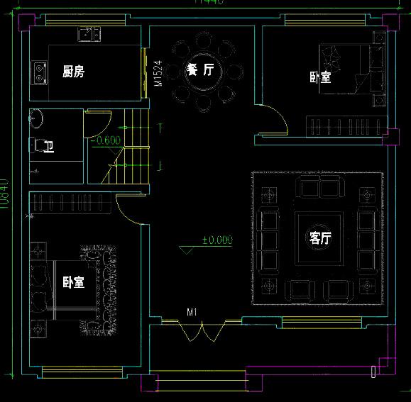 农村三层别墅设计图自建房建筑结构水电施工图，各个功能的布局合理及舒适