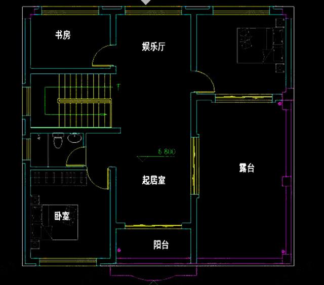 农村三层别墅设计图自建房建筑结构水电施工图，各个功能的布局合理及舒适