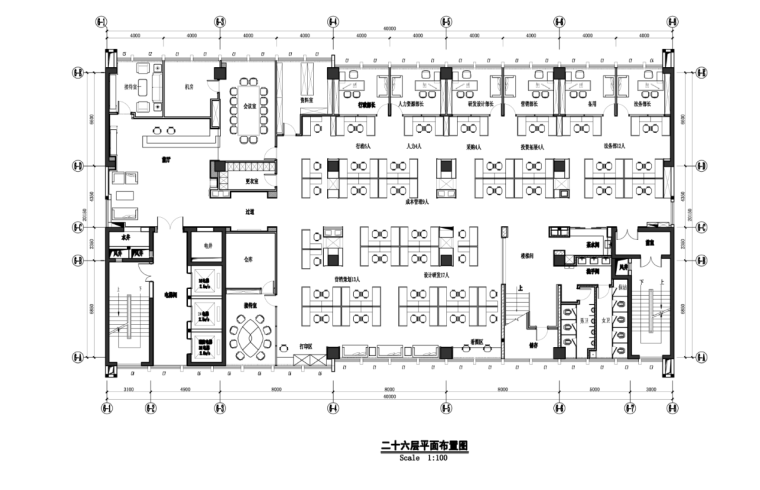 某现代风格办公楼施工图及效果图（含117张图纸）