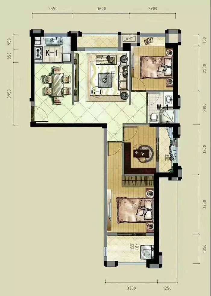 枪型户型九游体育_枪型户型图_枪型户型九游体育设计图