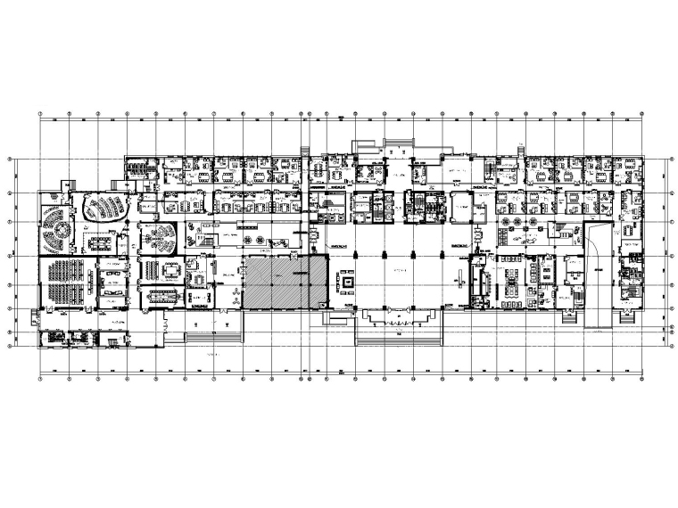 [江苏]某集团20层大型办公楼室内九游体育全套施工图（附效果图）