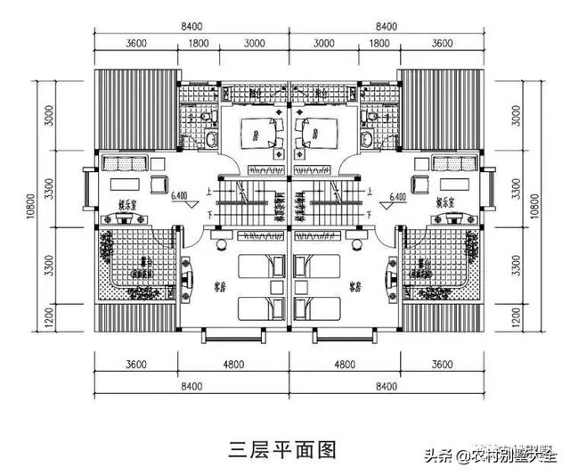 带堂屋、庭院的农村自建房设计图，看了之后你一定会喜欢的