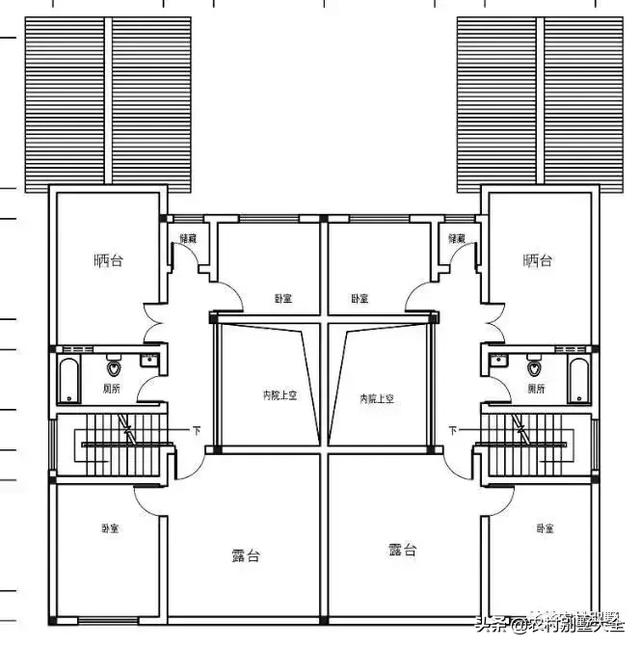 带堂屋、庭院的农村自建房设计图，看了之后你一定会喜欢的