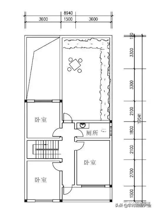 带堂屋、庭院的农村自建房设计图，看了之后你一定会喜欢的