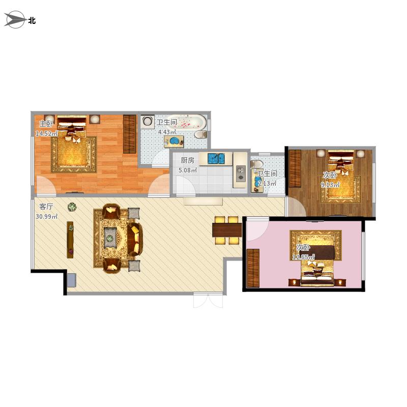 户型风水格局好的户型图_家居风水摆越住越富风水户型图_户型风水好的户型图