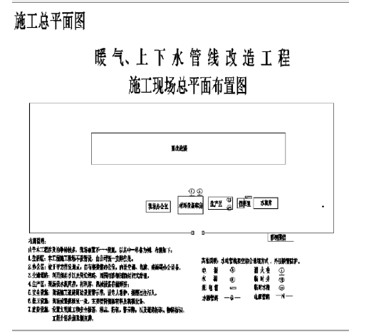 某第一高级中学暖气、上下水管线改造施工组织设计30页