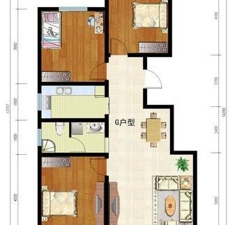 三室两厅两卫衣帽间九游体育效果图_3室2厅1卫户型图九游体育效果图_三室一厅两卫九游体育设计图