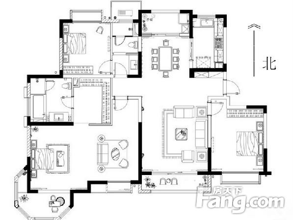 尚澜湾九游体育施工图_建发领第澜悦湾户型图_首开悦澜湾户型图