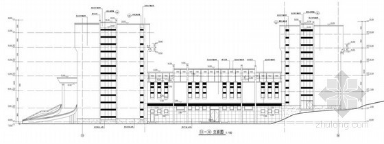 某六层人民法院审判楼建筑施工图