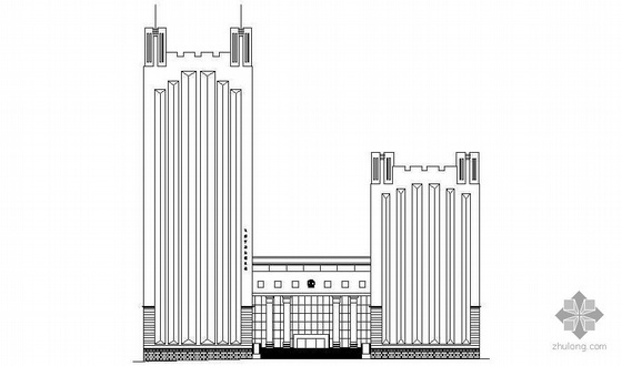 某法院审判楼建筑施工图