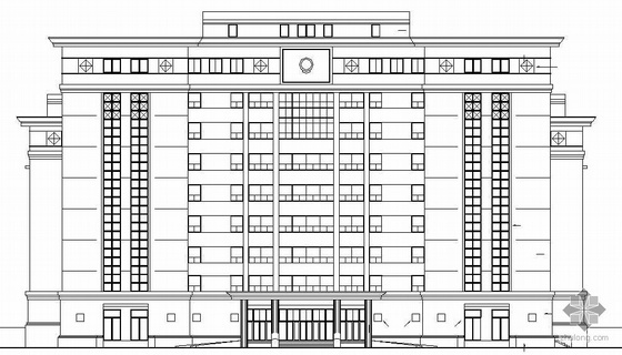 [马鞍山市]某中级人民法院综合审判庭建筑结构水暖电施工图