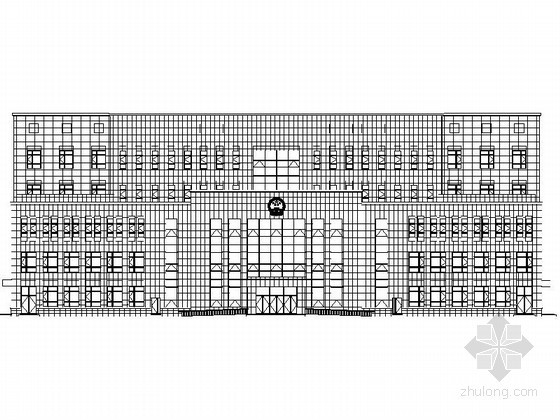 [长春]某技术开发区法院六层审判楼建筑施工图