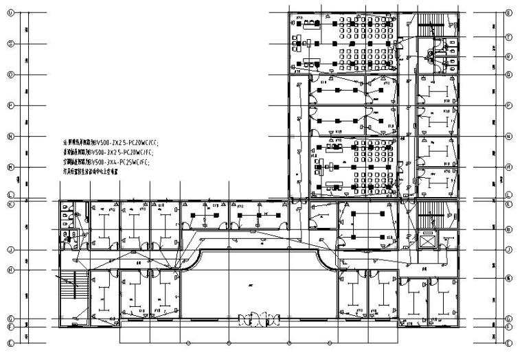 法院办公楼全套电气施工图纸