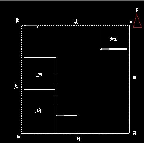 家居风水 55乾门兑主_西四宅坤门乾主_风水好的兑宅图