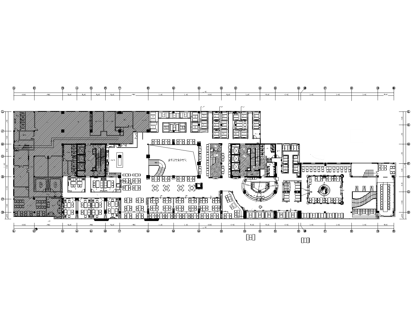 邦果咖啡餐厅室内九游体育施工图