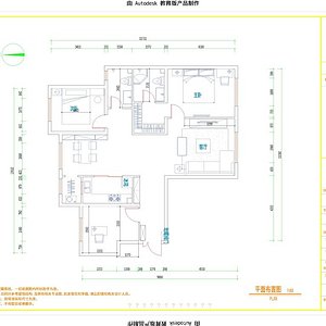 水电首郡130平米平面布置九游体育效果图