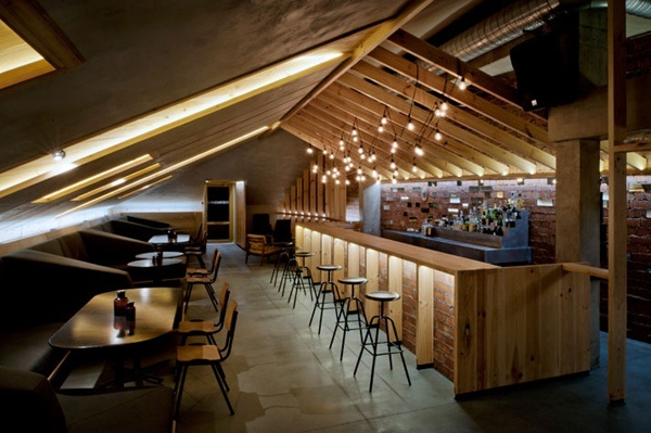 阁楼里的 ATTIC Bar：小空间里丰富趣味(图)