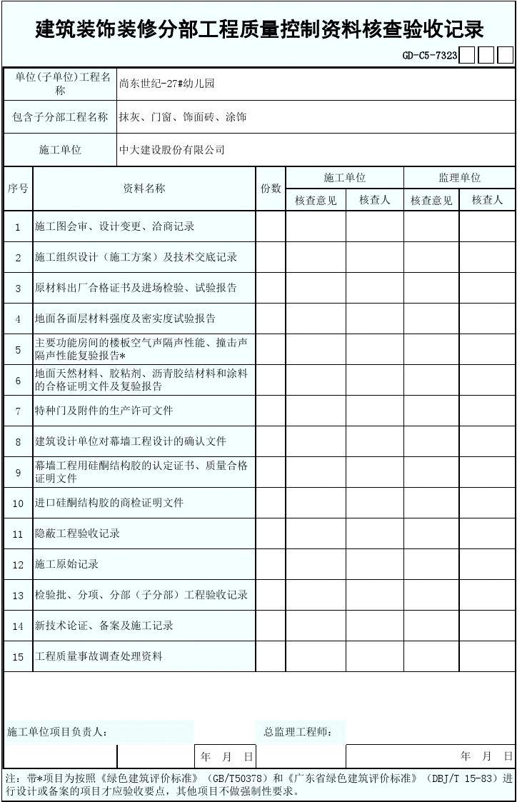 装饰九游体育工程质量竣工资料实例_装饰竣工资料_竣工工程质量报告