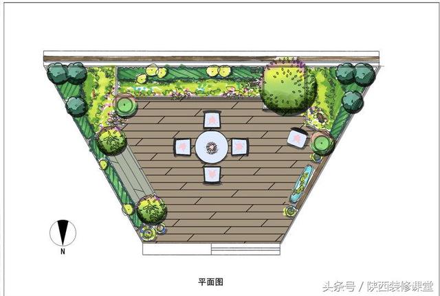 30平米的小露台，可以多姿多彩