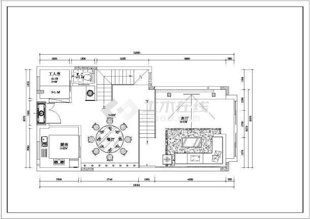 室内九游体育设计施工图别墅_四合院别墅设计 土巴兔九游体育效果图_室内家装施工流程