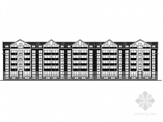 [江苏]多层框架结构坡屋顶带阁楼住宅建筑施工图