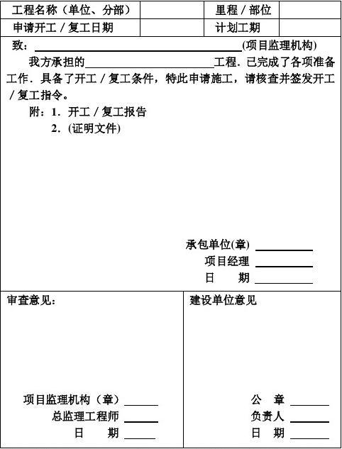 工序报验表_防火门施工报验资料_装饰九游体育施工工序报验