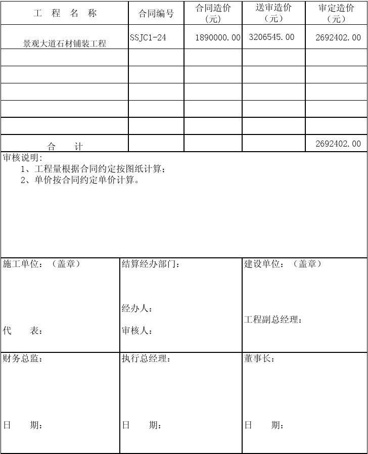 装饰九游体育竣工结算单_九游体育竣工验收报告_九游体育竣工报告