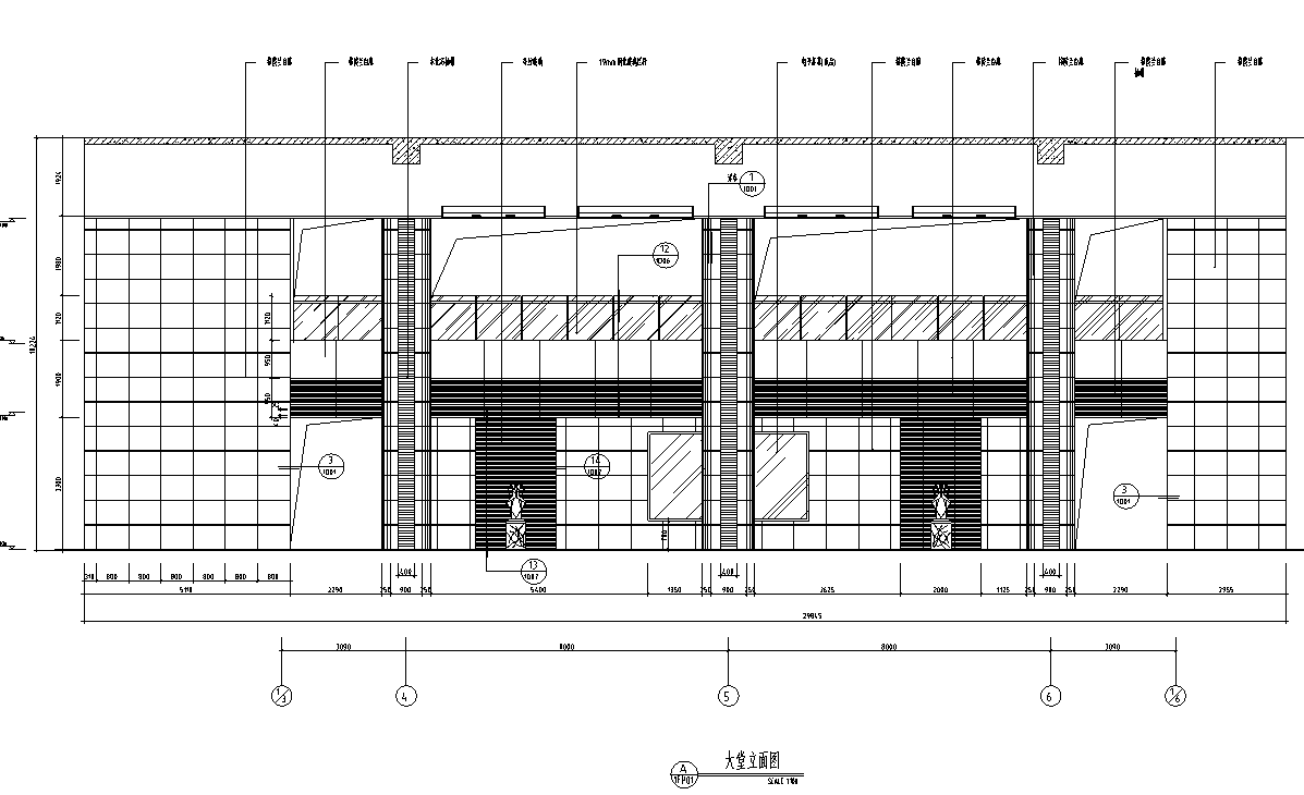 装饰九游体育施工图立面图深度_建筑立面玻璃p图材质_装饰施工组织设计范本