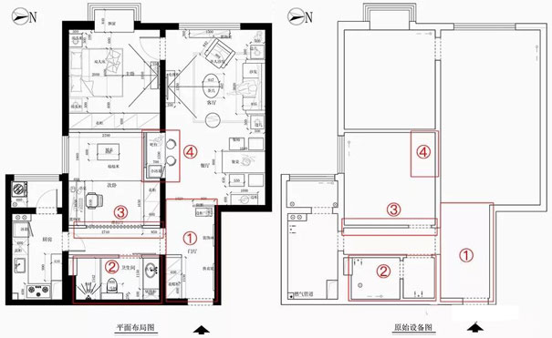 小户型九游体育户型图_小户型九游体育水电图_小户型厨卫九游体育收纳图