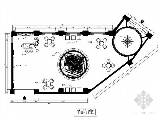 [福州]高档小区欧式风格售楼处室内九游体育施工图（含效果图）