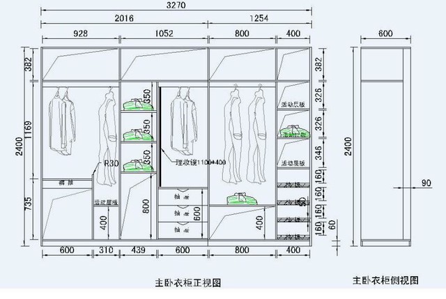 室内九游体育衣柜施工流程_家庭衣柜设计效果图_家庭九游体育衣柜设计施工图