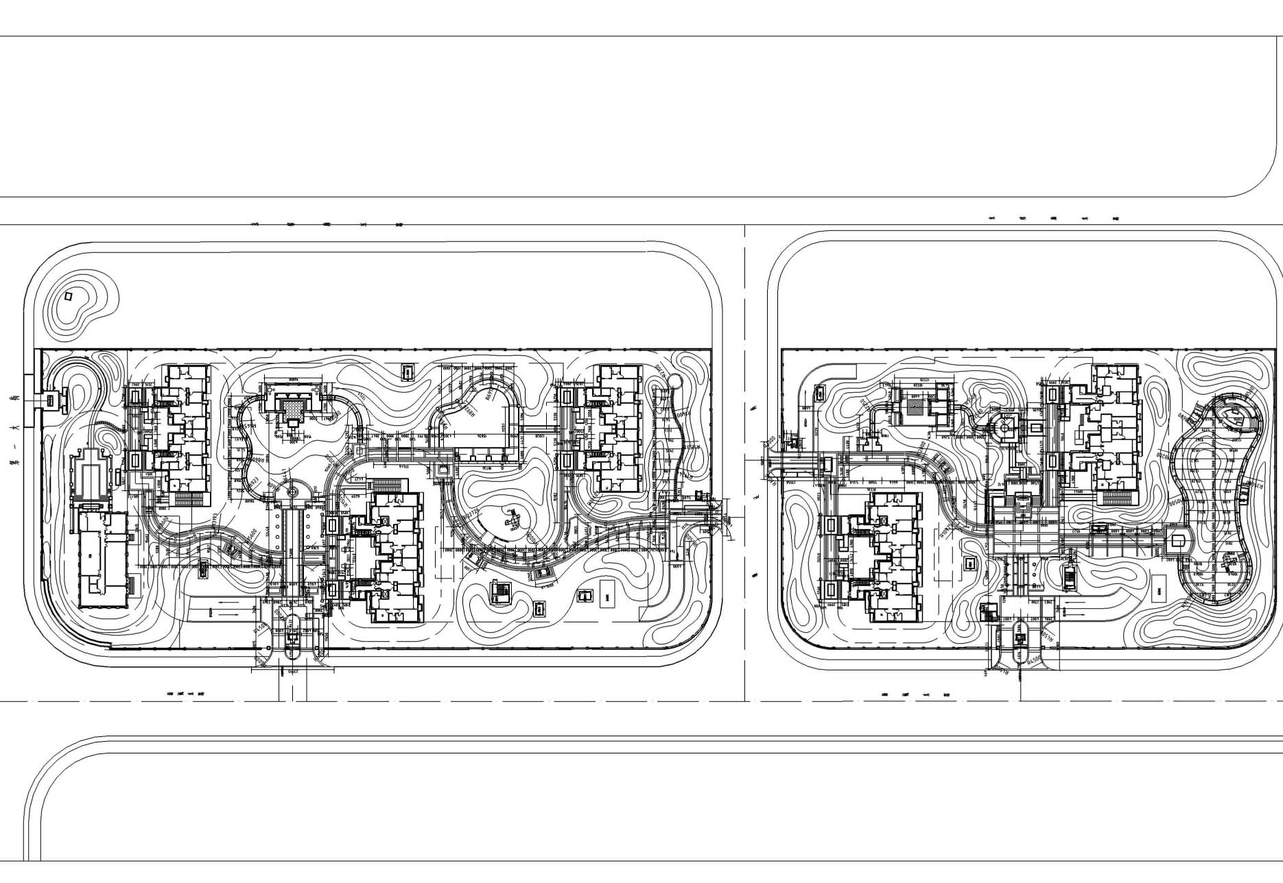 [天津]万通华府居住区景观全套施工图（包括水电、土壤改造等）