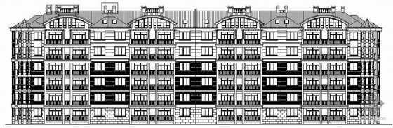 [蚌埠]某住宅小区六层住宅楼建筑结构水电燃施工图