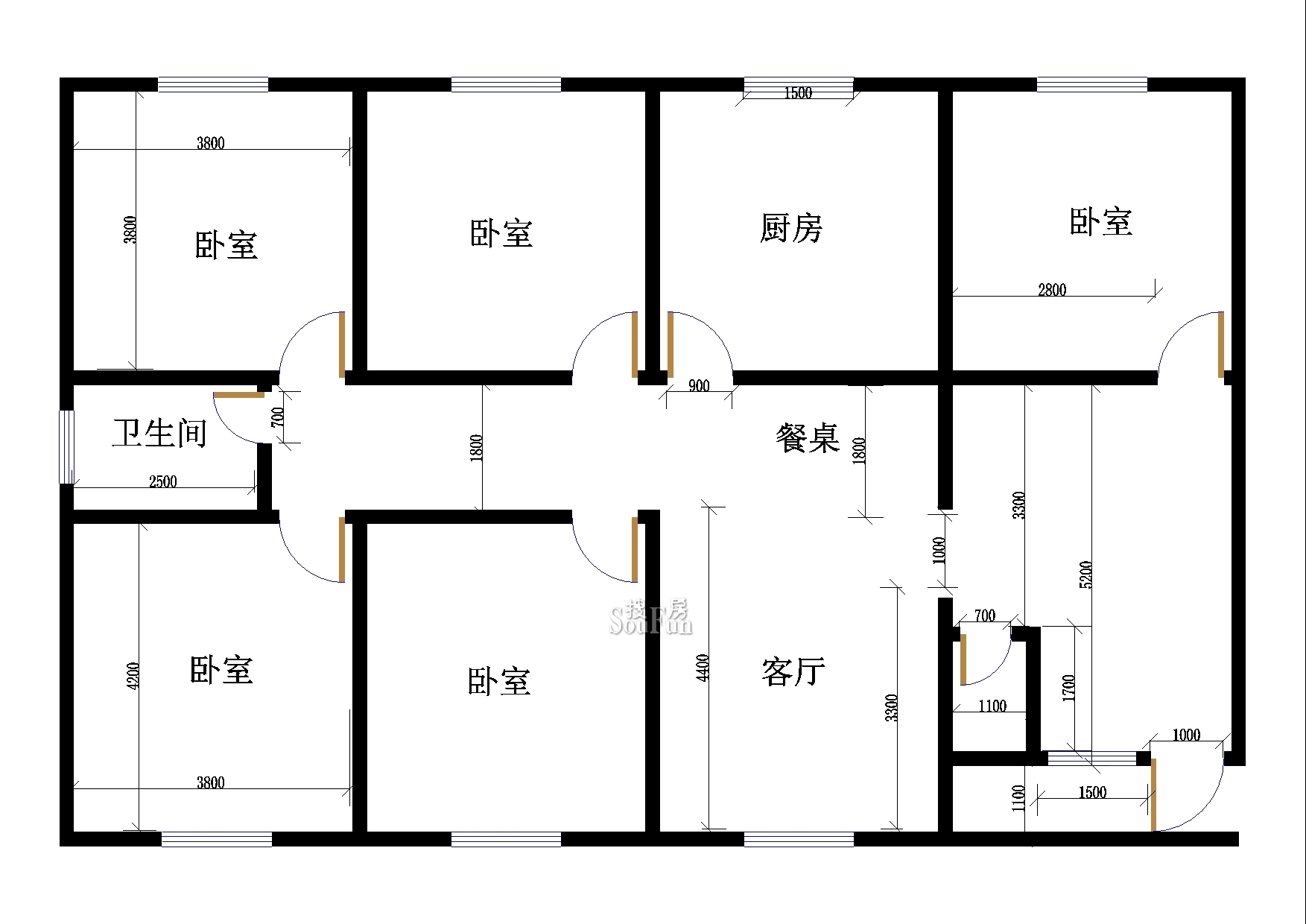 楼房长方形九游体育效果图_方形小卫生间九游体育_76平米小方形二楼九游体育