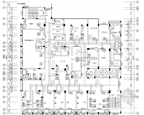 医院住院门诊综合大楼空调系统设计施工图（地源热泵）