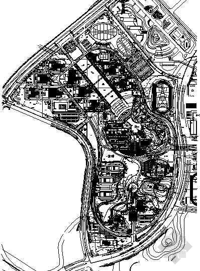 广州大学城二期绿化竣工图