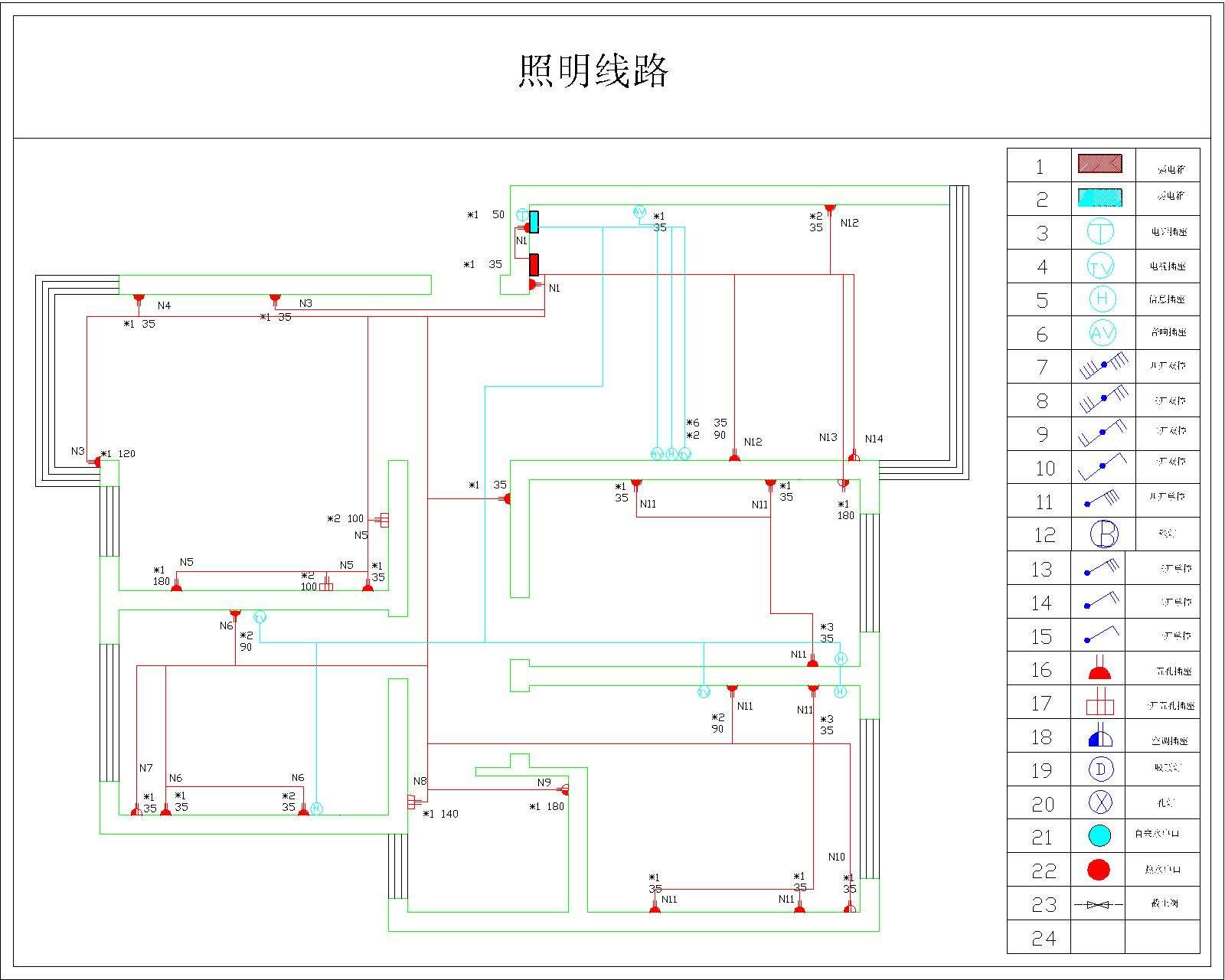 九游体育流程之水电_房子九游体育水电安装图_九游体育水电分布平面图