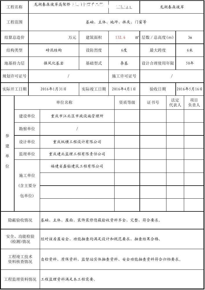 九游体育工程竣工验收意见书_竣工规划验收申请报告_验收+报告+竣工