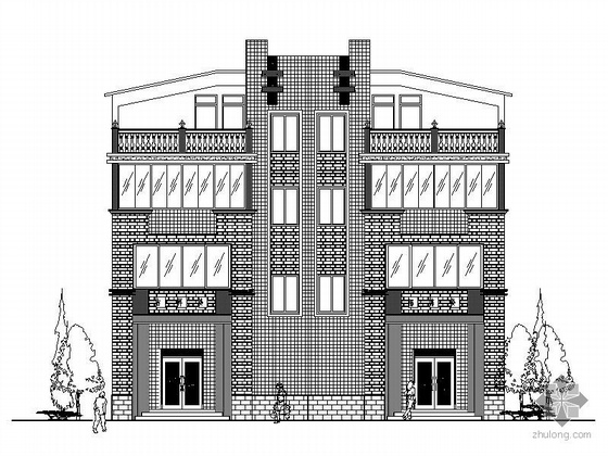 某农村受灾户安置房建筑设计施工图