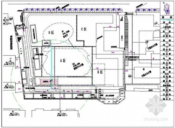 办公楼施工现场平面布置图及临设详图