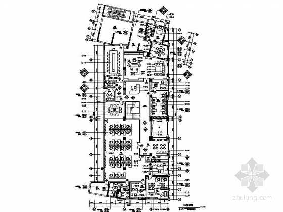 [广东]投资公司办公室室内九游体育施工图（含方案效果图）