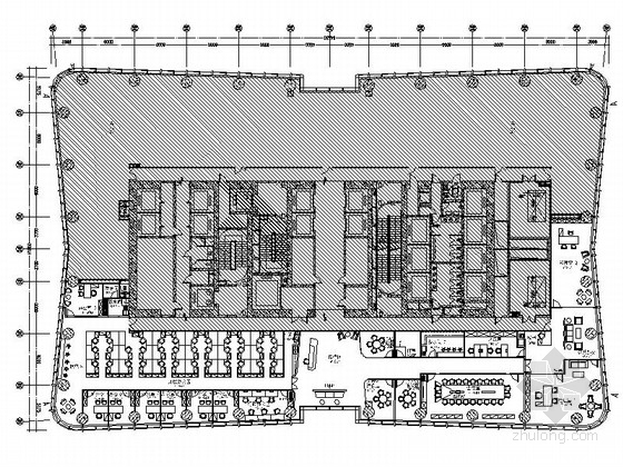 [北京]投资公司现代办公室室内九游体育施工图