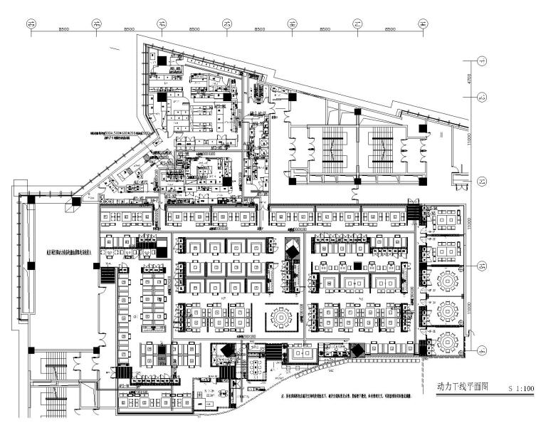 [古鲁奇]海底捞火锅武汉群星城店丨效果图+CAD施工图+机电施工图+后厨施工图+实景图