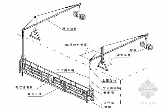 [江苏]高层商业综合楼外装饰工程安全专项施工方案（幕墙 临电 高处作业）