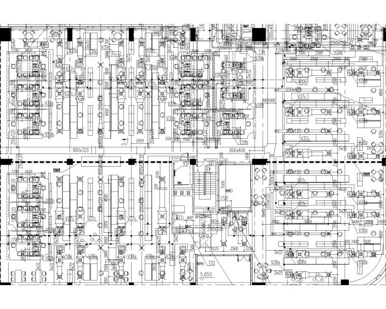 同济科技园A楼施工图刻盘暖通设计全套图纸（含燃气系统设计）