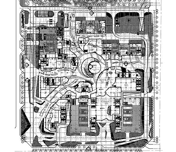 成都和谐广场商业综合体室内九游体育施工图